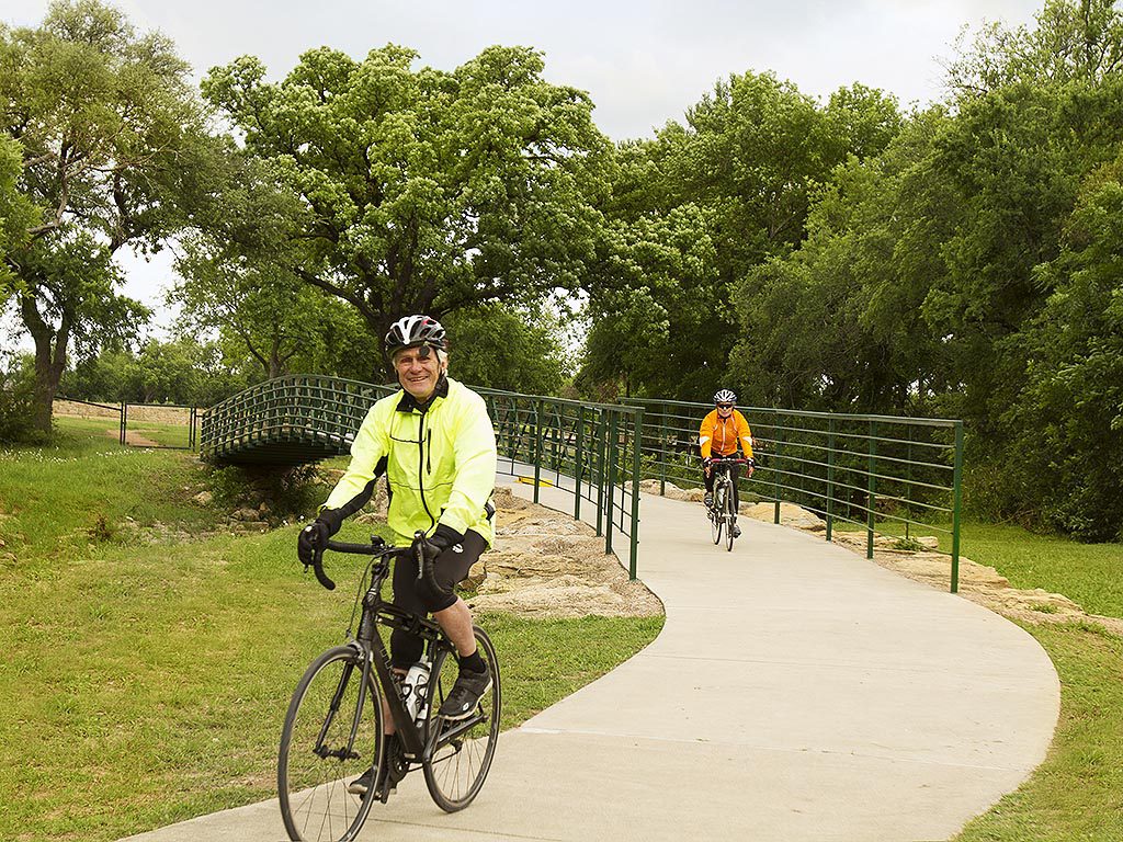 Airfield Falls Conservation Park in Fort Worth, TX